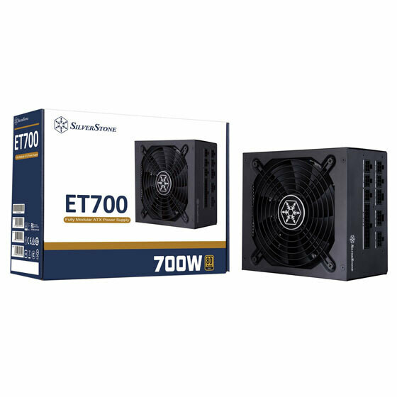 SilverStone 700W 80 Plus Gold Fully Modular Flat Cable Power Supply