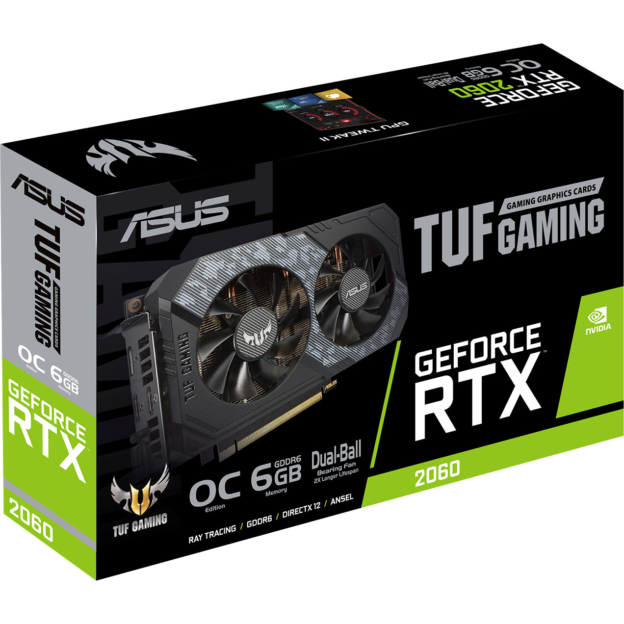 ASUS TUF RTX 2060 OC edition 6GB GDDR6 Video Card