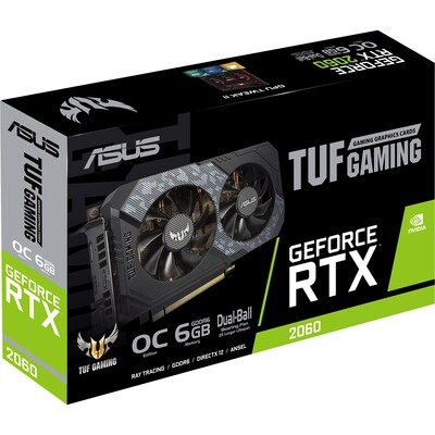 ASUS TUF RTX 2060 OC edition 6GB GDDR6 Video Card ASUS TUF RTX 2060 OC edition 6GB GDDR6 Video Card