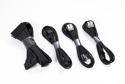 Phanteks 24 Pin/ 8pin (4+4) M/B, 8pin (6+2) PCI-E Extension Cable Kit 500mm Length