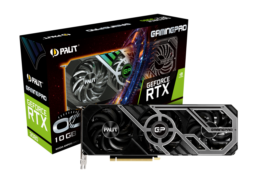 PALIT GeForce RTX 3080 GamingPro OC 10GB GDDR6X 320bit Video Card