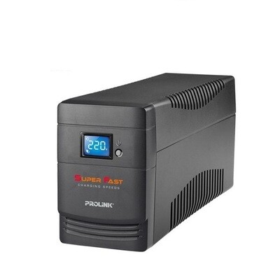 Prolink PRO700ST 650VA Superfast Charging Line Interactive UPS Prolink PRO700ST 650VA Superfast Charging Line Interactive UPS