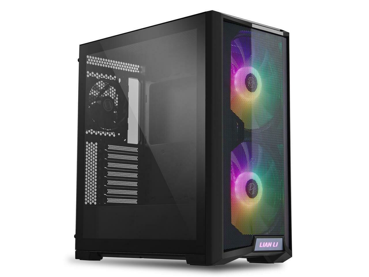 LIAN LI LANCOOL 215 X Black Tempered Glass ATX Case