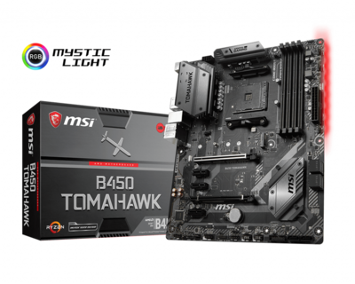 MSI B450 TOMAHAWK ATX AM4 Motherboard MSI B450 TOMAHAWK ATX AM4 Motherboard