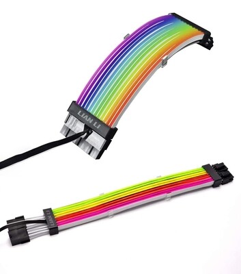 LIAN LI STRIMER PLUS (V2) 24 Pins & Dual 8 Pins ARGB extension cable kit