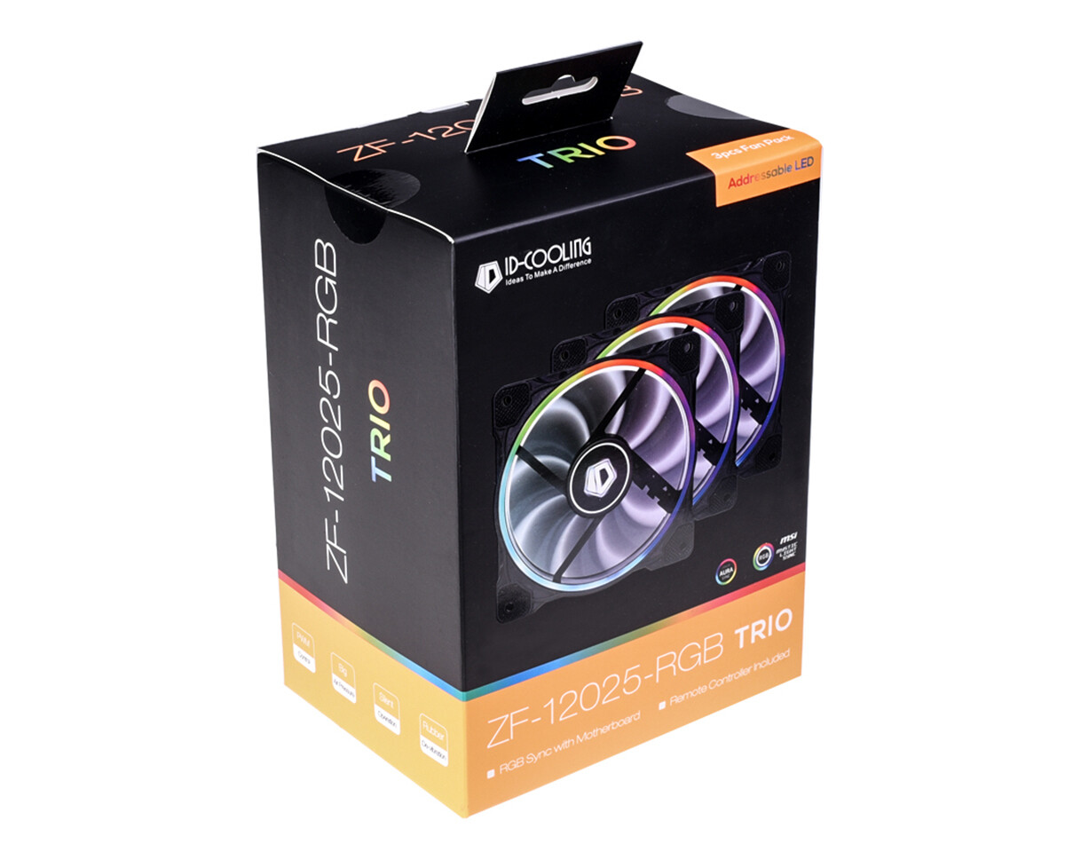 ID COOLING ZF-12025-RGB Trio