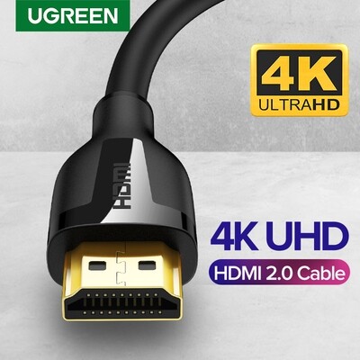 UGREEN HDMI Cable 4K 60hz HDMI 2.0 Male to Male High Speed HDMI Adapter 3D for PS3/4/4 pro Nintendo Switch Xiaomi/Huawei TV Box Projector UGREEN HDMI Cable 4K 60hz HDMI 2.0 Male to Male High Speed HDMI Adapter 3D for PS3/4/4 pro Nintendo Switch Xiaomi/Huawei TV Box Projector
