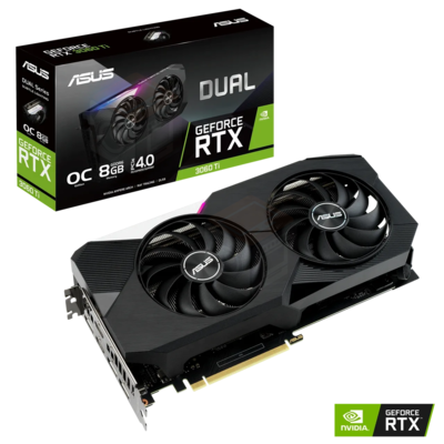 ASUS DUAL OC Gaming GeForce RTX 3060 Ti 8GB 256-Bit GDDR6 PCI Express 4.0 HDCP Ready Video Card ( REQUIRES COMPLETE DESKTOP BUILD ) ASUS DUAL OC Gaming GeForce RTX 3060 Ti 8GB 256-Bit GDDR6 PCI Express 4.0 HDCP Ready Video Card ( REQUIRES COMPLETE DESKTOP BUILD )