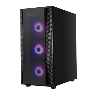SilverStone FARA B1 Lucid Rainbow TG Case ( Free 4x 120mm Rainbow Fans )