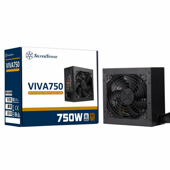 SILVERSTONE VIVA 750w Bronze 80 PLUS Bronze ATX power supply