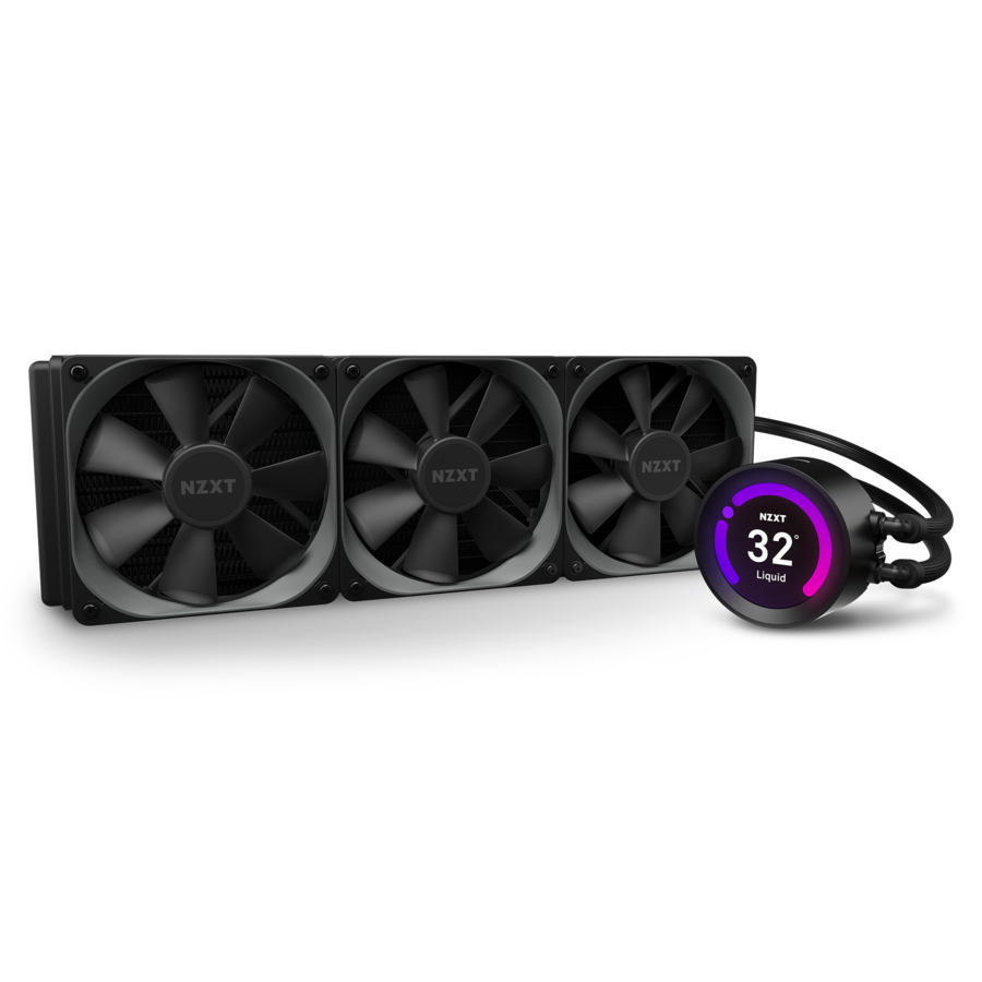 NZXT Kraken Z73 - 360mm AIO RGB Liquid Cooler with LCD Display