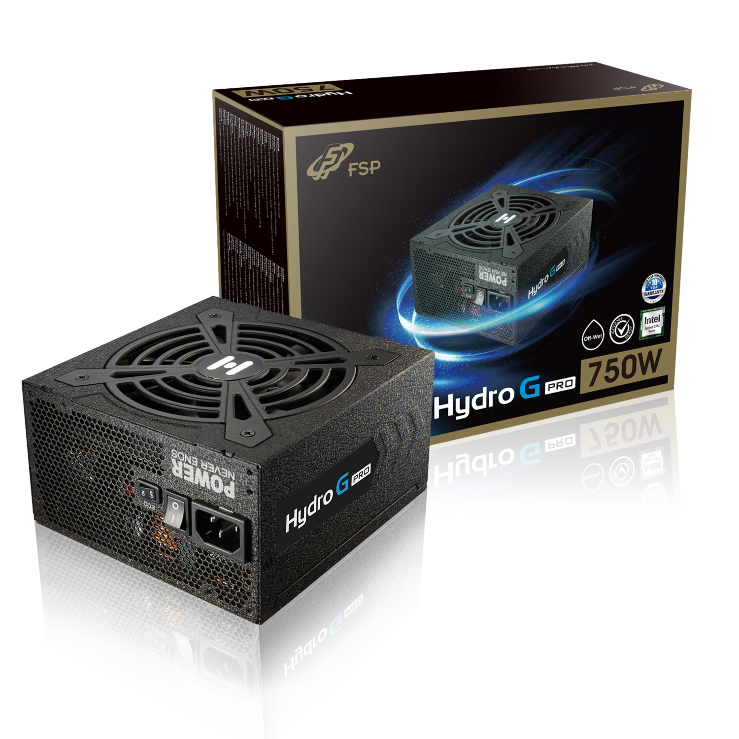 FSP HYDRO G PRO 750W 80PLUS GOLD Full Modular ATX ACTIVE PFC  POWER SUPPLY