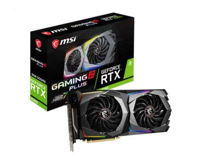MSI GeForce RTX 2060 GAMING Z PLUS 6GB GDDR6 Video Card MSI GeForce RTX 2060 GAMING Z PLUS 6GB GDDR6 Video Card