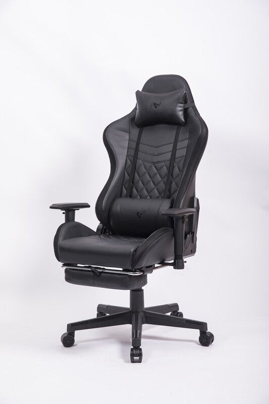AndyGaming RGB Gaming Chair w/ Footrest