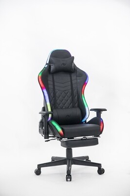 AndyGaming RGB Gaming Chair w/ Footrest
