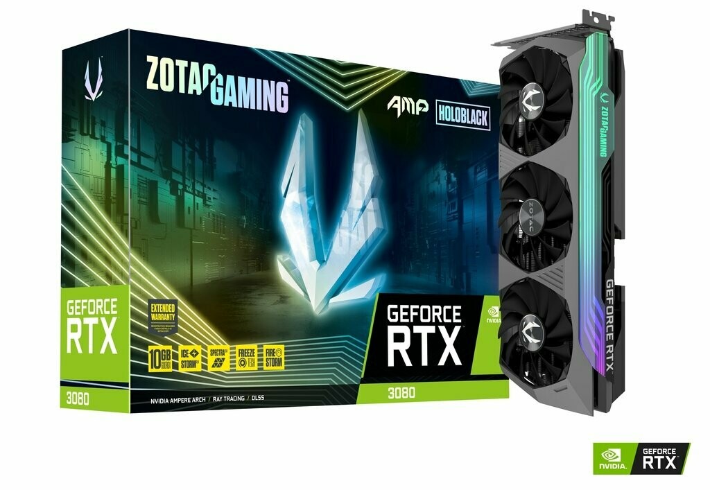 Zotac RTX 3080 AMP Holo 10G GDDR6X 320-bit Video Card