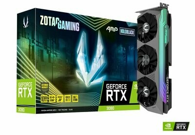 Zotac RTX 3080 AMP Holo 10G GDDR6X 320-bit Video Card Zotac RTX 3080 AMP Holo 10G GDDR6X 320-bit Video Card