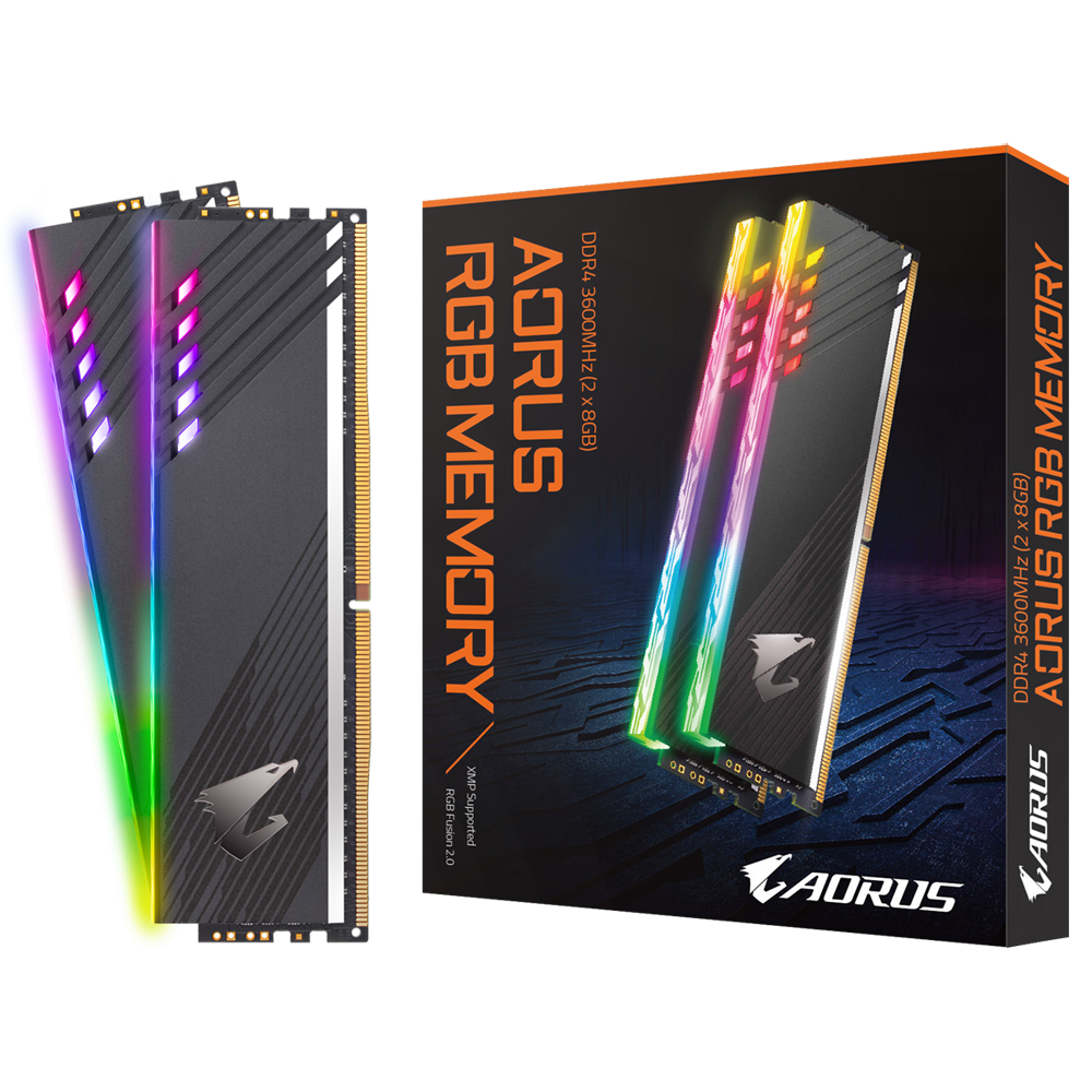 AORUS RGB Memory 16GB (2x8GB) 3600MHz CL18 (With Demo Kit)(Limited Edition) Memory Kit