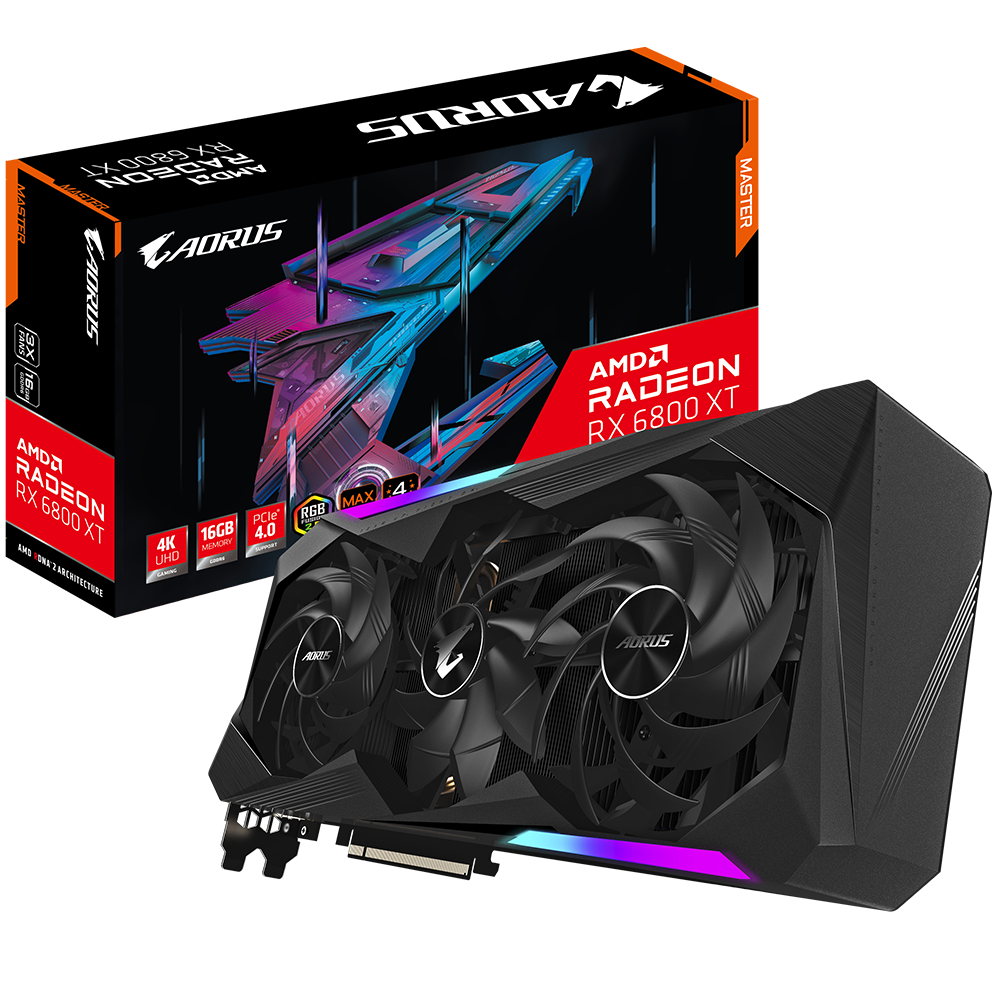 AORUS Radeon™ RX 6800 XT MASTER 16GB DDR6 256 bit Video Card