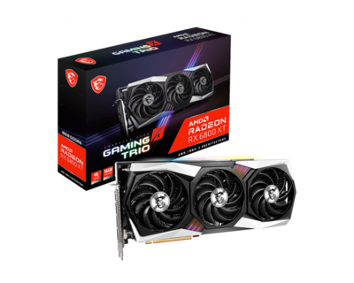 MSI Radeon™ RX 6800 XT Gaming X Trio 16GB DDR6 256 bit Video Card MSI Radeon™ RX 6800 XT Gaming X Trio 16GB DDR6 256 bit Video Card
