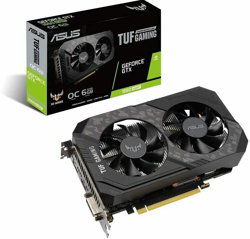 ASUS TUF Gaming X2 GeForce® GTX 1660 SUPER™ OC Edition 6GB GDDR6 192-bit Video Card