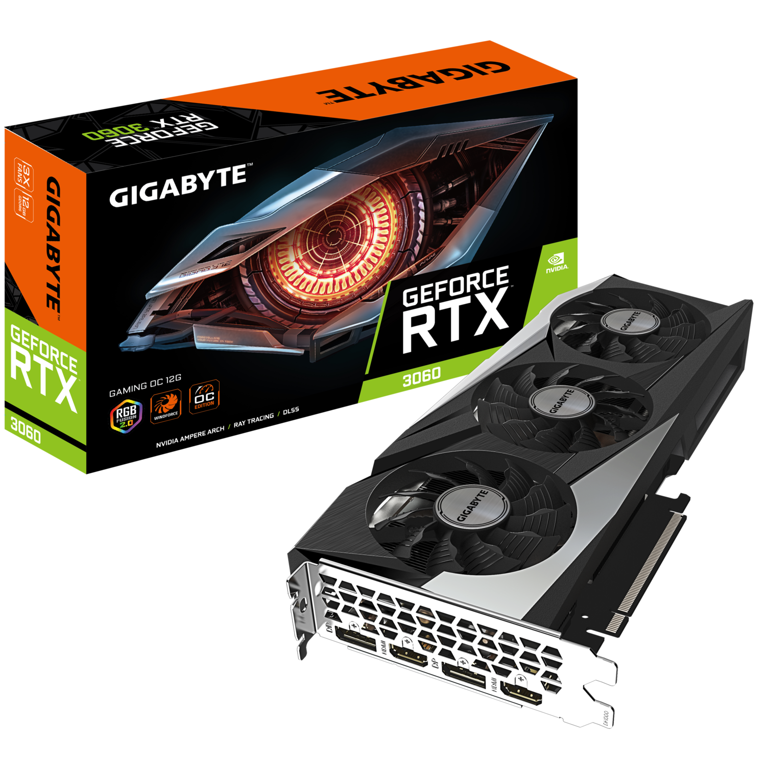 GIGABYTE GeForce RTX™ 3060 GAMING OC Edition 12GB 192-Bit GDDR6 PCI Express 4.0 HDCP Ready Video Card