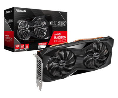 ASRock Radeon™ RX 6700 XT CHALLENGEDER D 12G GDDR6 Video Card ASRock Radeon™ RX 6700 XT CHALLENGEDER D 12G GDDR6 Video Card