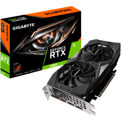 GIGABYTE GeForce® RTX 2060 D6 Dual 8GB GDDR6 256bit Video Card GIGABYTE GeForce® RTX 2060 D6 Dual 8GB GDDR6 256bit Video Card
