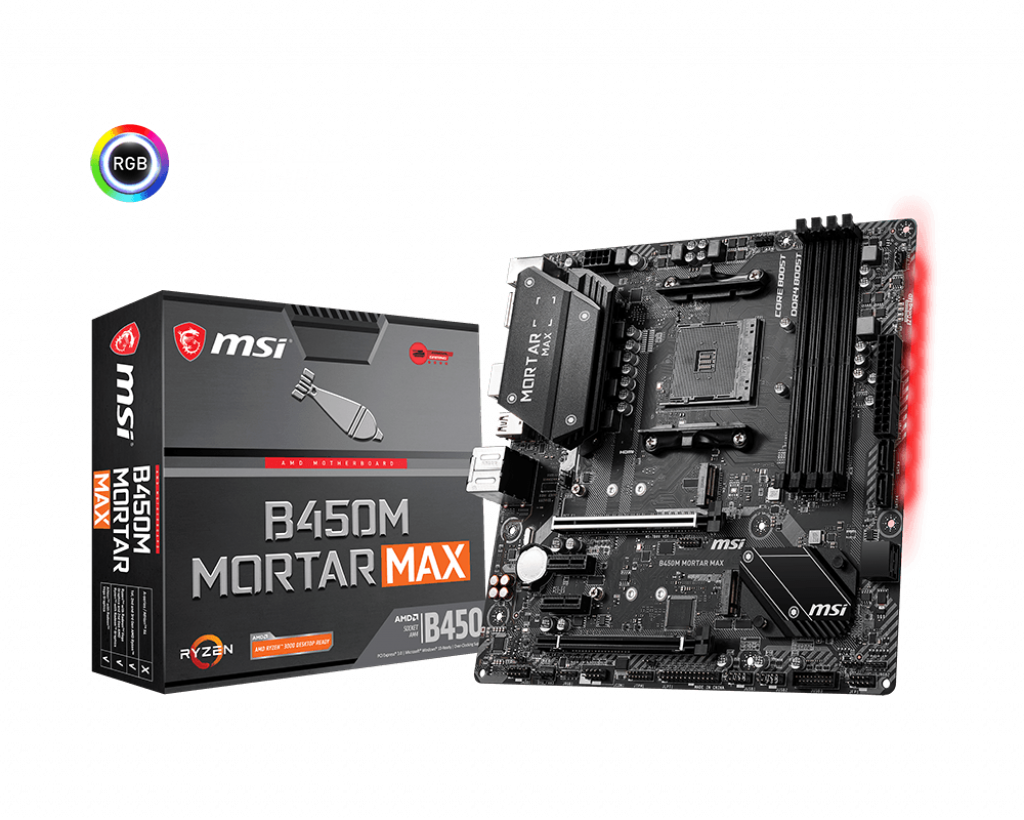 MSI B450M Mortar Max Motherboard
