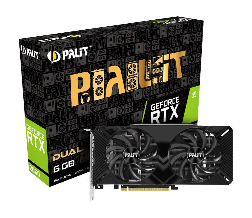 PALIT GeForce® RTX 2060 DUAL 6GB GDDR6 192bit Video Card
