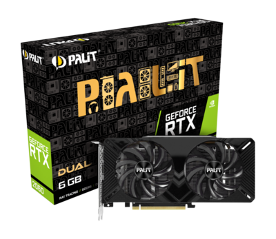 PALIT GeForce® RTX 2060 DUAL 6GB GDDR6 192bit Video Card PALIT GeForce® RTX 2060 DUAL 6GB GDDR6 192bit Video Card