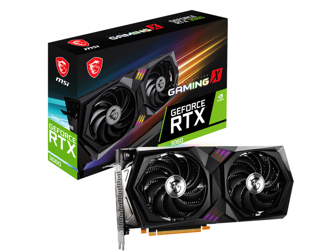 MSI GeForce RTX 3060 GAMING X 12GB 192-Bit GDDR6 PCI Express 4.0 HDCP Ready Video Card