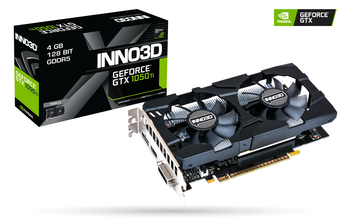 INNO3D GEFORCE GTX 1050 TI X2 4GB GDDR5 Video Card