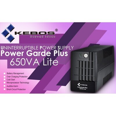 Kebos 650VA Line Interactive UPS with AVR Kebos 650VA Line Interactive UPS with AVR