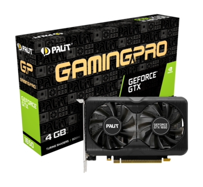 PALIT GeForce® GTX 1650 GAMINGPRO 4GB GDDR6 128-bit Video Card PALIT GeForce® GTX 1650 GAMINGPRO 4GB GDDR6 128-bit Video Card