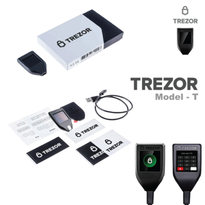 Trezor T - Next Generation Crypto Hardware Wallet with LCD Color Touchscreen and USB-C, Store your Bitcoin, Ethereum, ERC20 and more with Total Security Trezor T - Next Generation Crypto Hardware Wallet with LCD Color Touchscreen and USB-C, Store your Bitcoin, Ethereum, ERC20 and more with Total Security