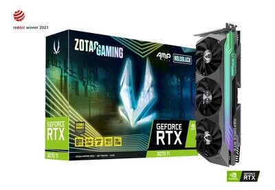 ZOTAC GAMING GeForce RTX 3070 Ti AMP Holo 8GB GDDR6X Video Card ZOTAC GAMING GeForce RTX 3070 Ti AMP Holo 8GB GDDR6X Video Card