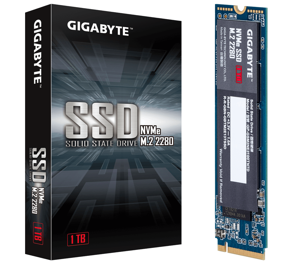 GIGABYTE M.2 1TB PCIe NVME SSD