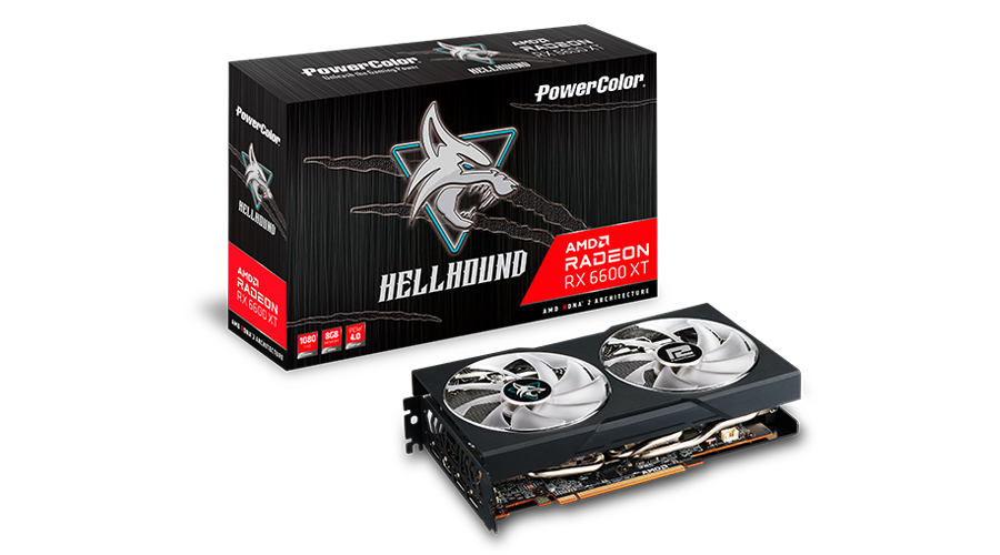 Hellhound AMD Radeon™ RX 6600XT 8GB GDDR6 128-bit Video Card
