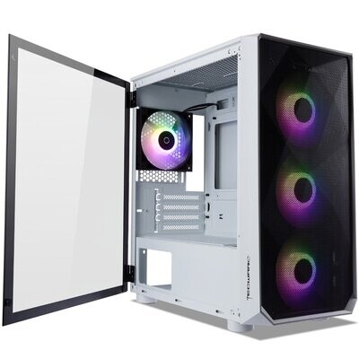 Tecware Forge M Omni ARGB MATX TG Gaming Case ( Free 4x 120mm ARGB Fans )