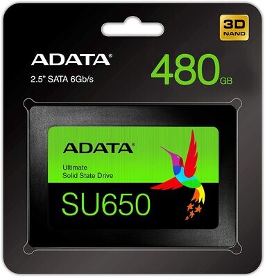ADATA SU650 480GB 3D NAND SSD ADATA SU650 480GB 3D NAND SSD