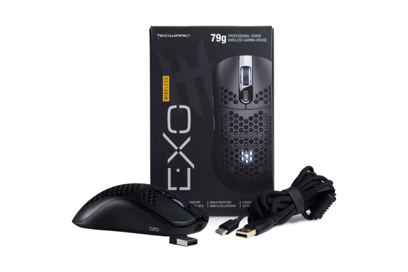 Tecware EXO Wireless 2.4GHz 3335 RGB Gaming Mouse