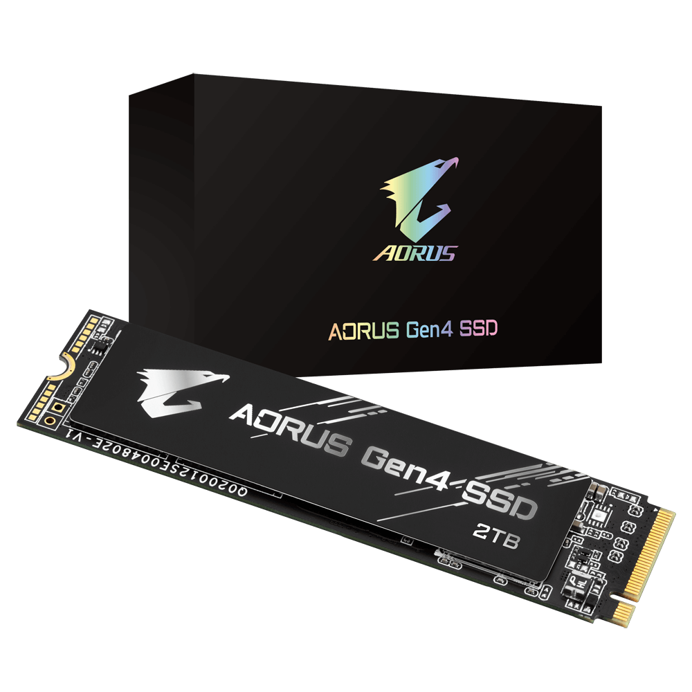 AORUS Gen4 SSD 2TB PCIe 4.0 3D TLC NAND Flash NVME SSD
