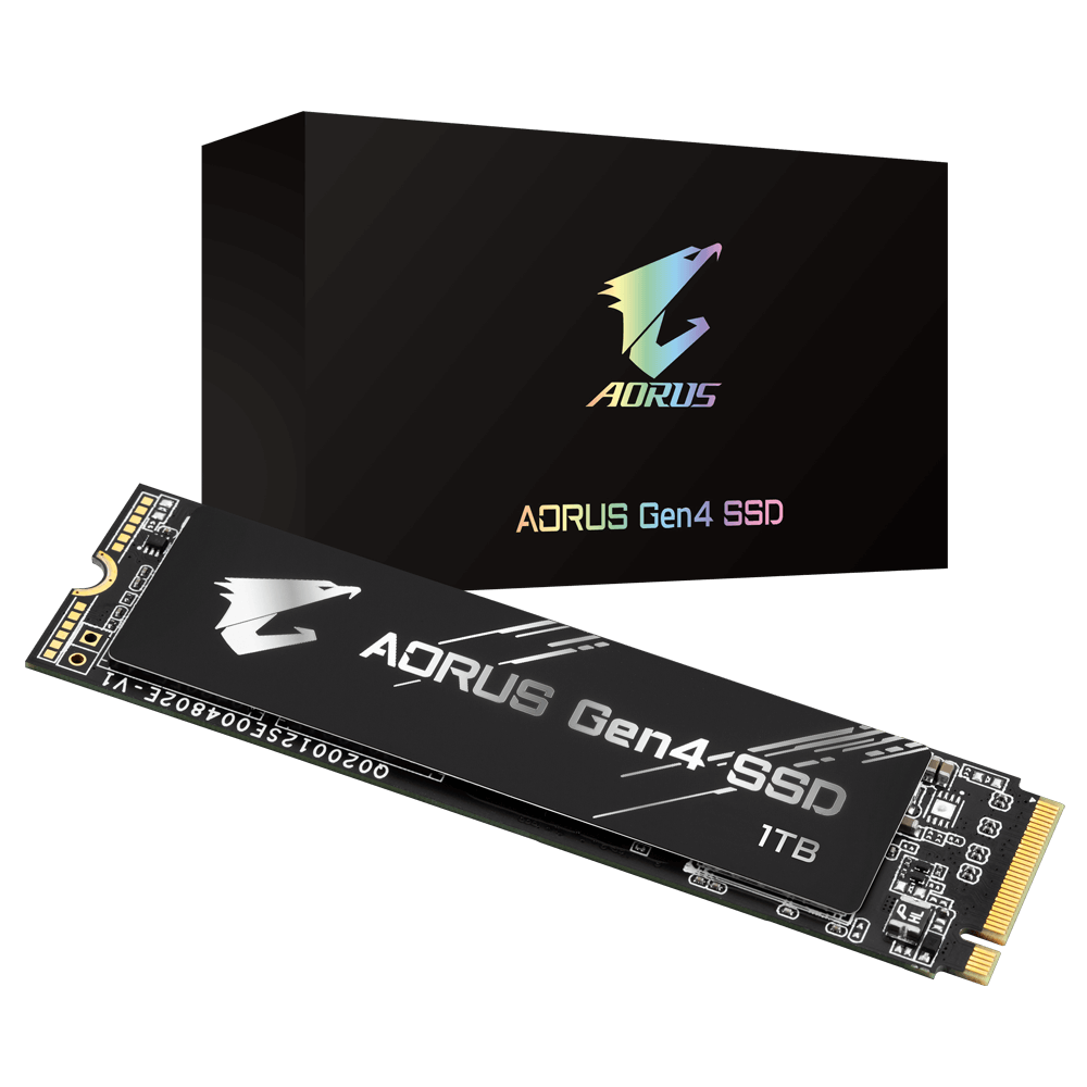AORUS Gen4 SSD 1TB PCIe 4.0 3D TLC NAND Flash NVME SSD