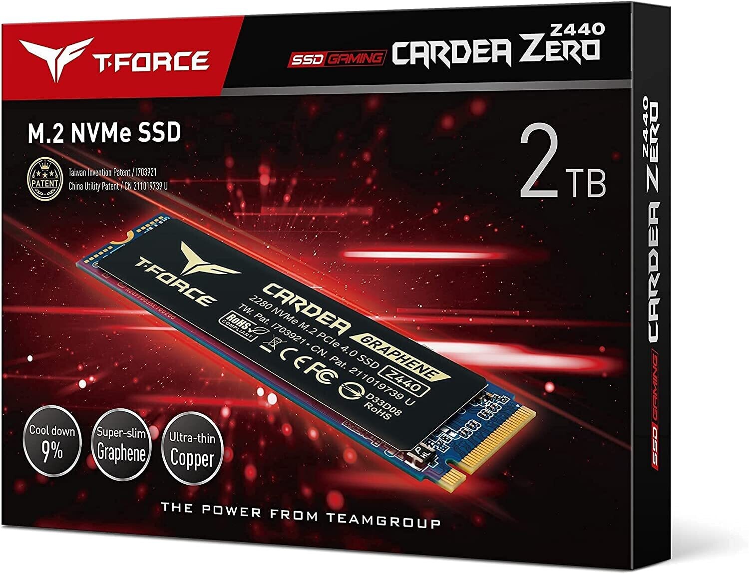 TEAMGROUP T-Force CARDEA Zero Z440 2TB DRAM SLC Cache, 3D TLC NAND