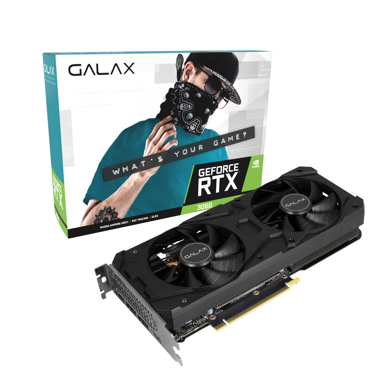 GALAX GeForce RTX 3060 (1-Click OC) 12GB 192-bit GDDR6 Video Card