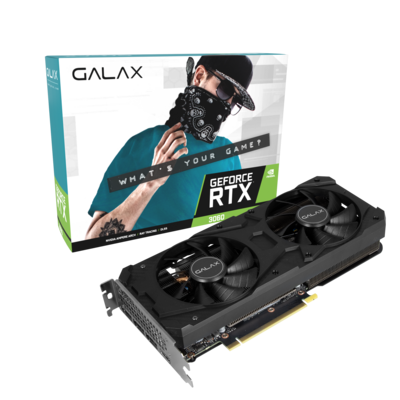 GALAX GeForce RTX 3060 (1-Click OC) 12GB 192-bit GDDR6 Video Card GALAX GeForce RTX 3060 (1-Click OC) 12GB 192-bit GDDR6 Video Card