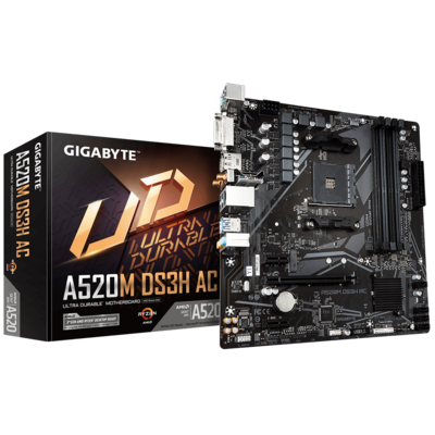 GIGABYTE A520M DS3H AC Motherboard