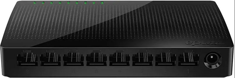 Tenda 8 Port Gigabit Ethernet Network Switch (SG108) | Ethernet Splitter | Plug and Play | Traffic Optimization | Unmanaged | Limited Lifetime Protection Tenda 8 Port Gigabit Ethernet Network Switch (SG108) | Ethernet Splitter | Plug and Play | Traffic Optimization | Unmanaged | Limited Lifetime Protection