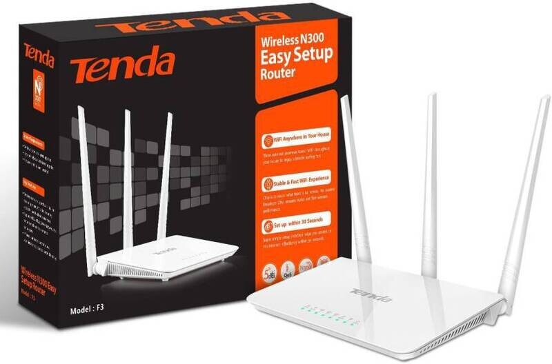 Tenda F3 300Mbps Wireless WiFi Router Tenda F3 300Mbps Wireless WiFi Router
